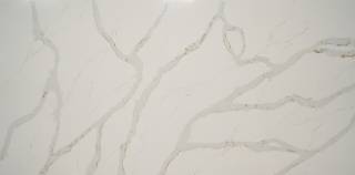 Аглокварцит CALACATTA CAPRI 9334 (КАЛАКАТТА КАПРИ) - Quantra Quartz (Calacatta)