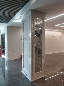 Облицовка колонн  мрамором Статуарио Венато - Мрамор STATUARIO VENATO(3399) - июль 2019