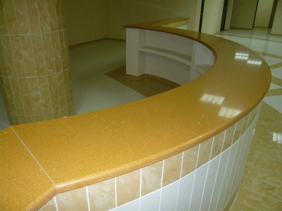 Барные стойки - Аглокварцит T615 GIALLO STARDUST(14) - октябрь 2008