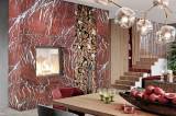 Облицовка стены - Мрамор ROUGE EPIQUE(9036)