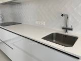 Столешницы для кухни - Аглокварцит 4110 DIAMOND WHITE(8530)