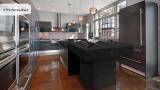 Столешницы для кухни - Аглокварцит CARRARA BLACK Q719 1