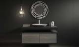 Столешницы для ванной - Аглокварцит TERRA ABSOLUTE BLACK(8633)