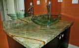 Столешницы для ванной - Мрамор BEDASAR GREEN(621)