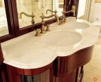 Столешницы для ванной - Мрамор ROYAL WHITE MARBLE(4437)