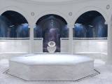 Турецкие бани - Мрамор BIANCO CARRARA(3846)